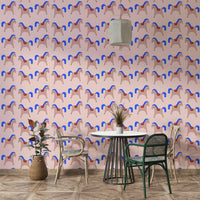 Pastel-toned wallpaper with gentle motion


