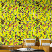 Kids’ room wallpaper with joyful, soft shapes

