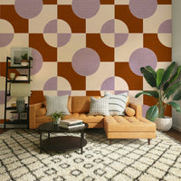 Modern interior featuring Geometric 03 mural

