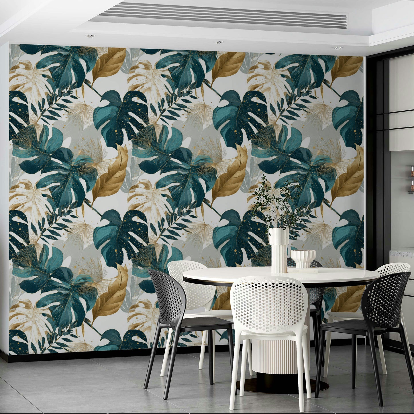 Urban Jungle Dream mural for biophilic interiors

