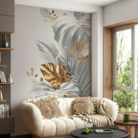 Nature-inspired wall mural for timeless interiors

