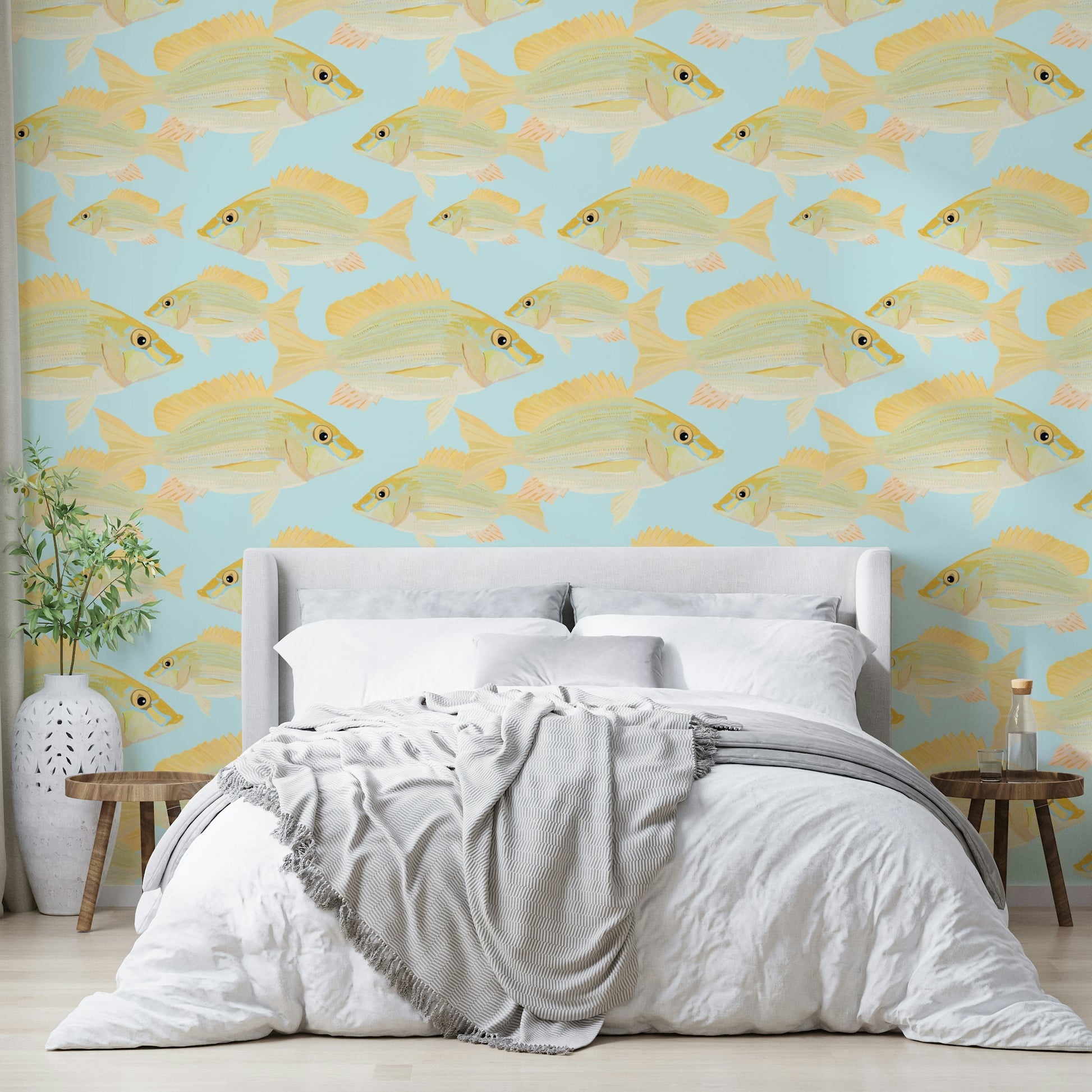 Sand Bream fish design for ocean-inspired walls

