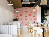 Sweetheart Cherries Wallpaper with cute cherry pattern

