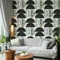 Non‑woven wall mural wallpaper with matte smooth surface

