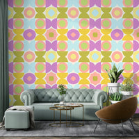 Kaleidoscope Kisses design wallpaper for lively interiors

