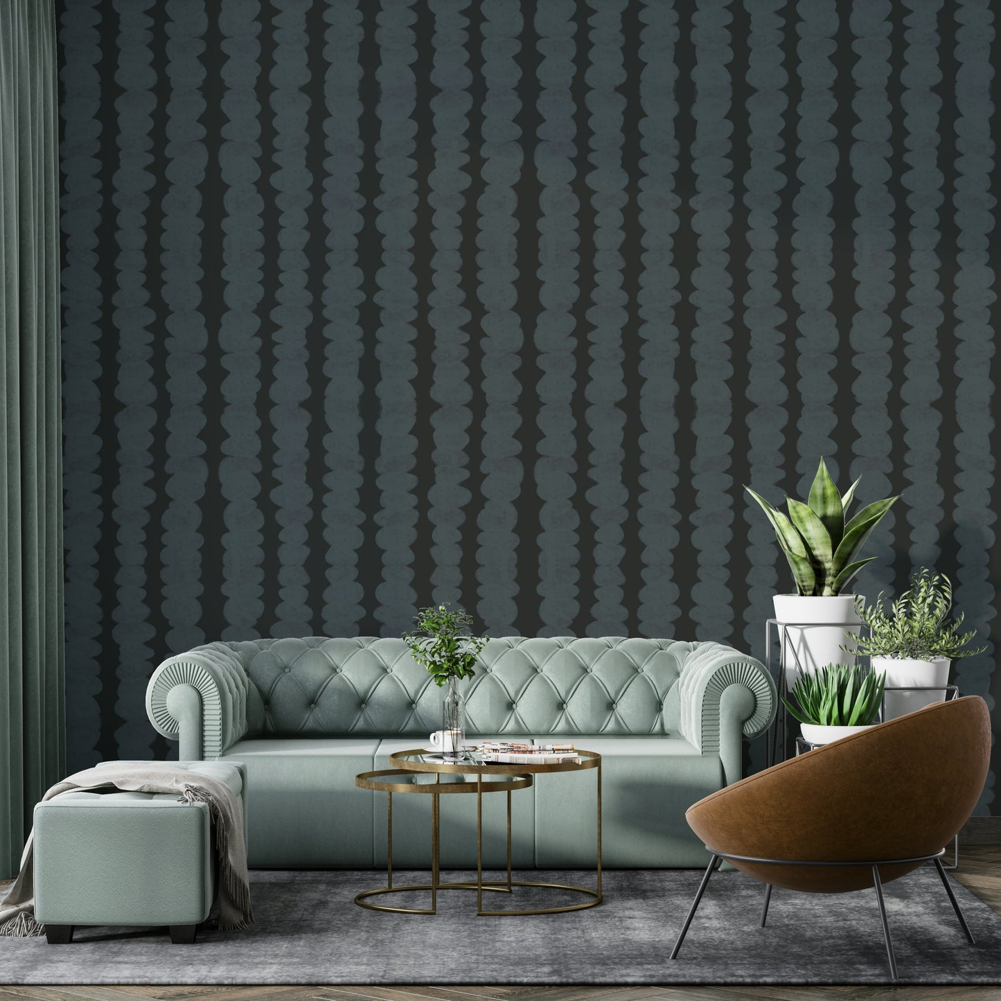 Layered Stacked Serenity wallpaper for modern interiors

