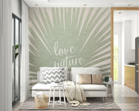 Love Nature wall mural for peaceful home decor

