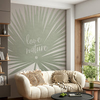 Love Nature wall design for nature-loving spaces

