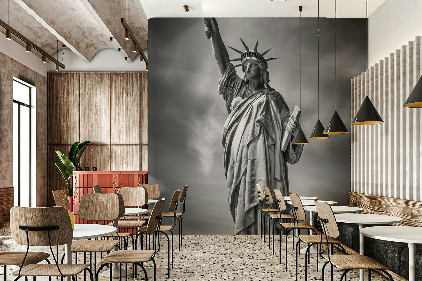 Statue of Liberty Wall Mural capturing NYC's spirit

