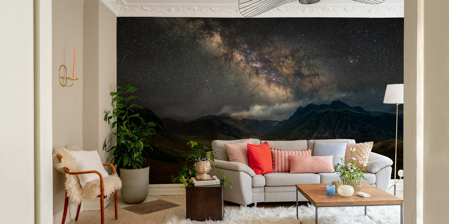 Stunning Milky Way wall mural for cosmic lovers

