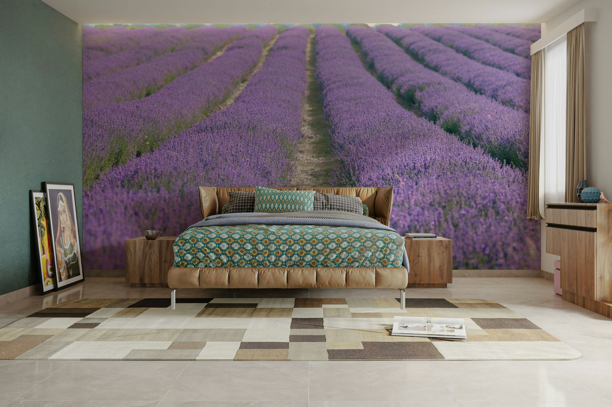 Soft purple tones bringing natural elegance to your space

