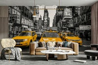 New York City urban vibe captured in a wall mural

