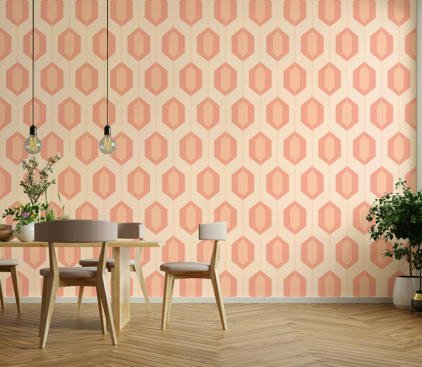 Ideal wallpaper for bedrooms, living rooms, or bathrooms

