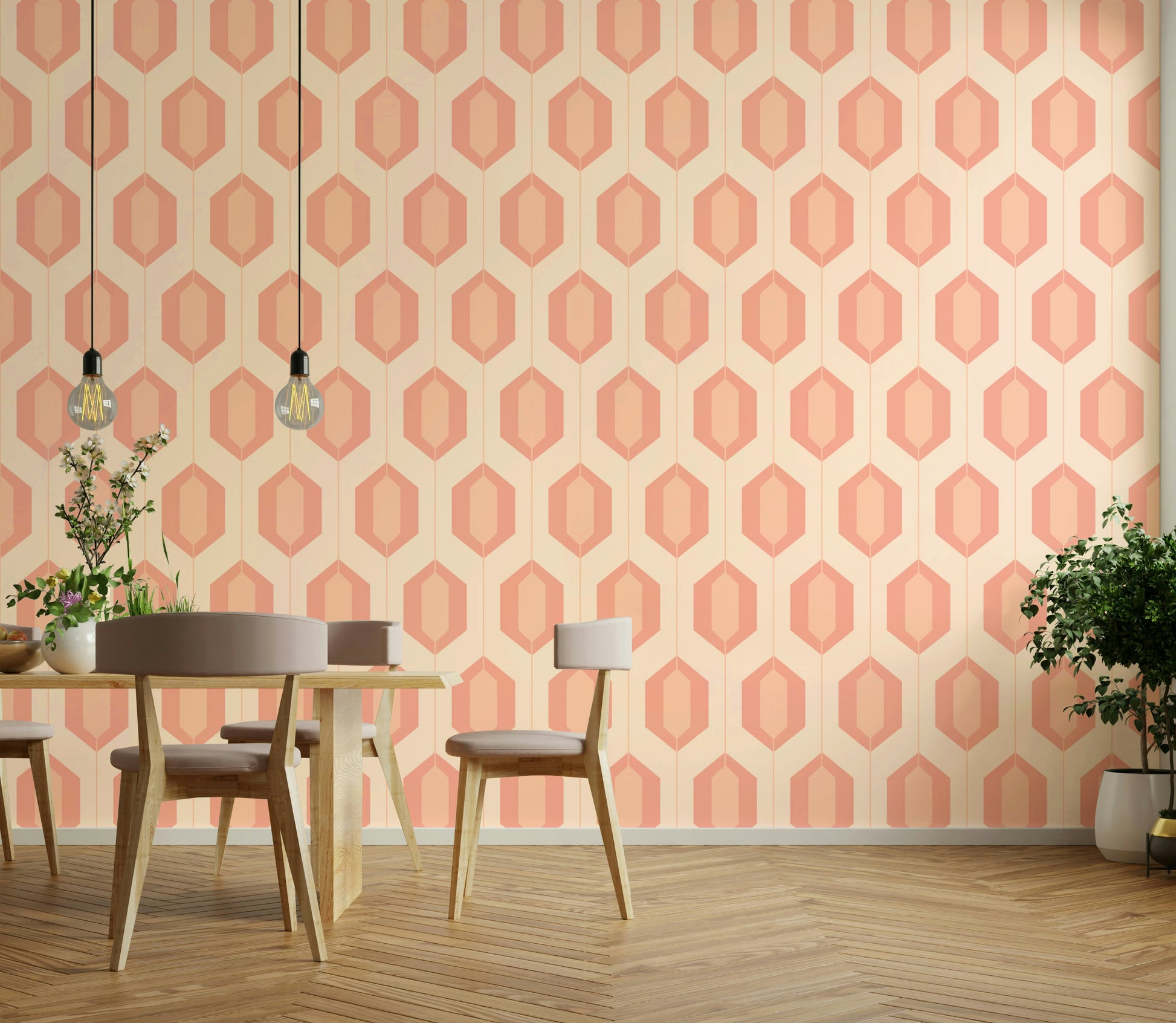 Ideal wallpaper for bedrooms, living rooms, or bathrooms

