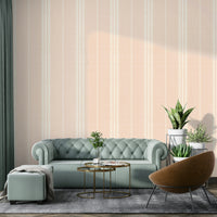 Subtle striped Boho Stripes Satin wallpaper for modern interiors

