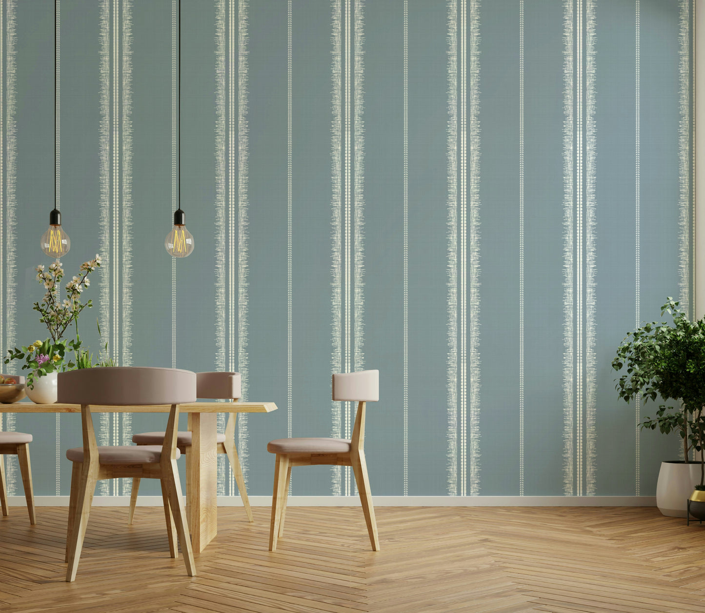 Boho Stripes Arona wallpaper for cozy, modern spaces

