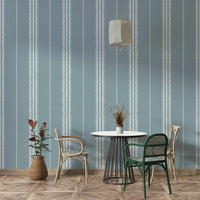 Subtle geometric patterns in Boho Stripes Arona wallpaper

