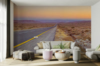 Serene desert wallpaper for living rooms
