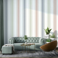 Vintage-inspired country wallpaper
