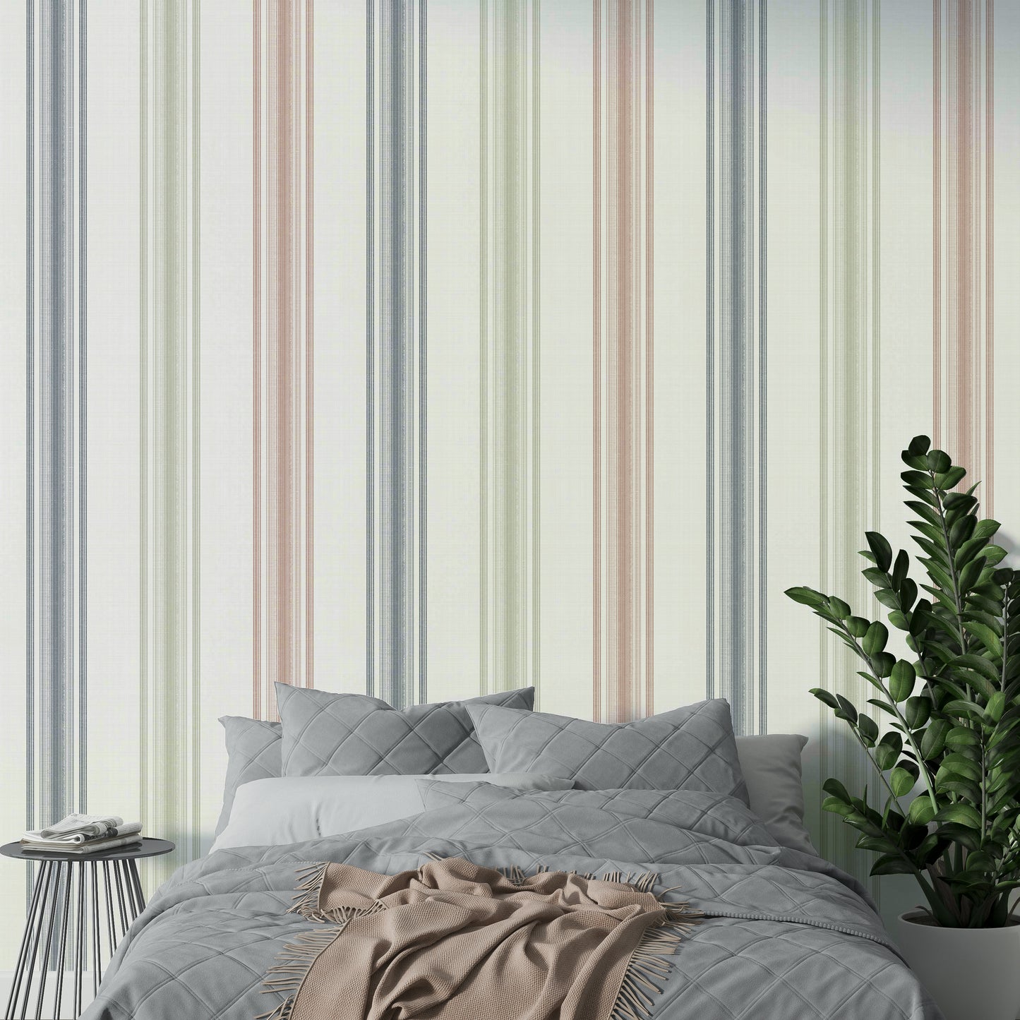 Timeless country stripes wallpaper

