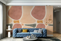 Earthy tones pottery wall mural

