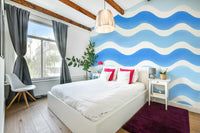 Watercolor Wave Rhythm Wall Mural

