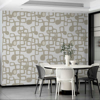 Matte finish non-woven traditional paper wallpaper

