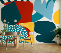Vibrant, fluid lines creating a dynamic atmosphere in any room

