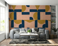 Colorful, hand-painted tile mural transforming your space

