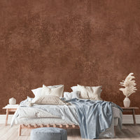 Painterly effect earthen wallpaper
