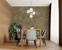 Soft painted ochre wallpaper

