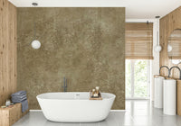 Mottled Mood ochre mural wallpaper
