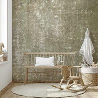 Rustic linen-style wallpaper
