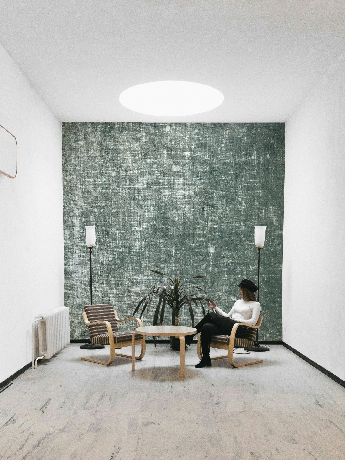 Cool tone textured wallpaper
