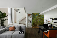 Arching trees with filtered light
