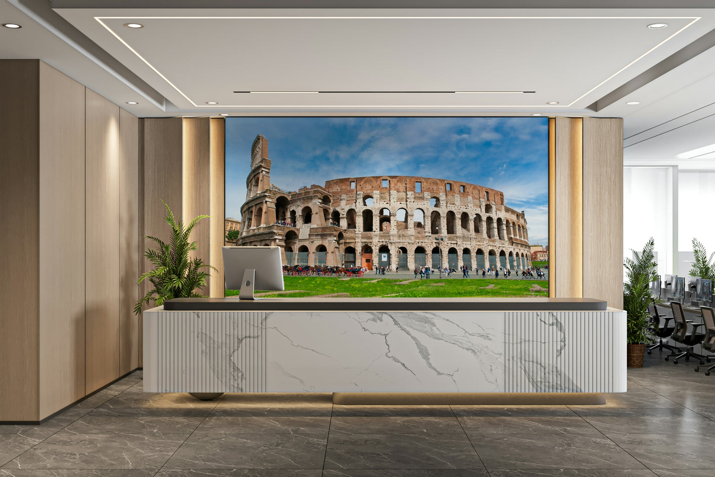 Ancient Rome stone architecture wallpaper
