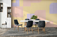 Subtle retro tile print wallpaper

