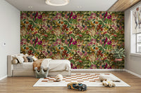Eclectic mural wallpaper for creative interiors

