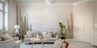 Natural tones cactus wall mural

