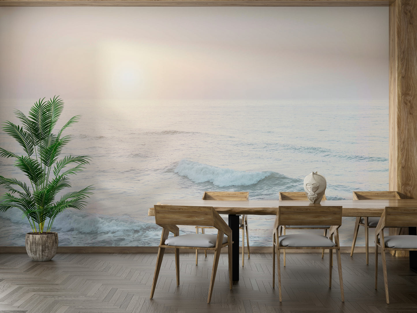 Ocean view mural wallpaper perfect for any room refresh

