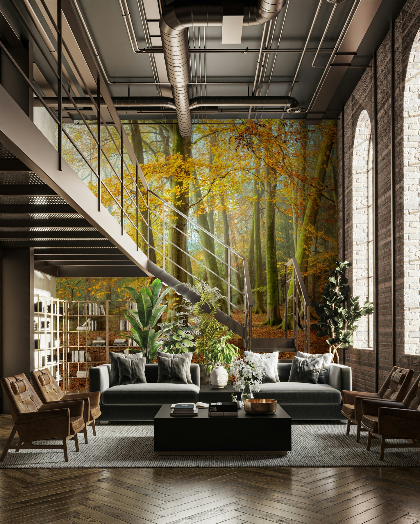 Fog or haze adding to the ethereal effect
