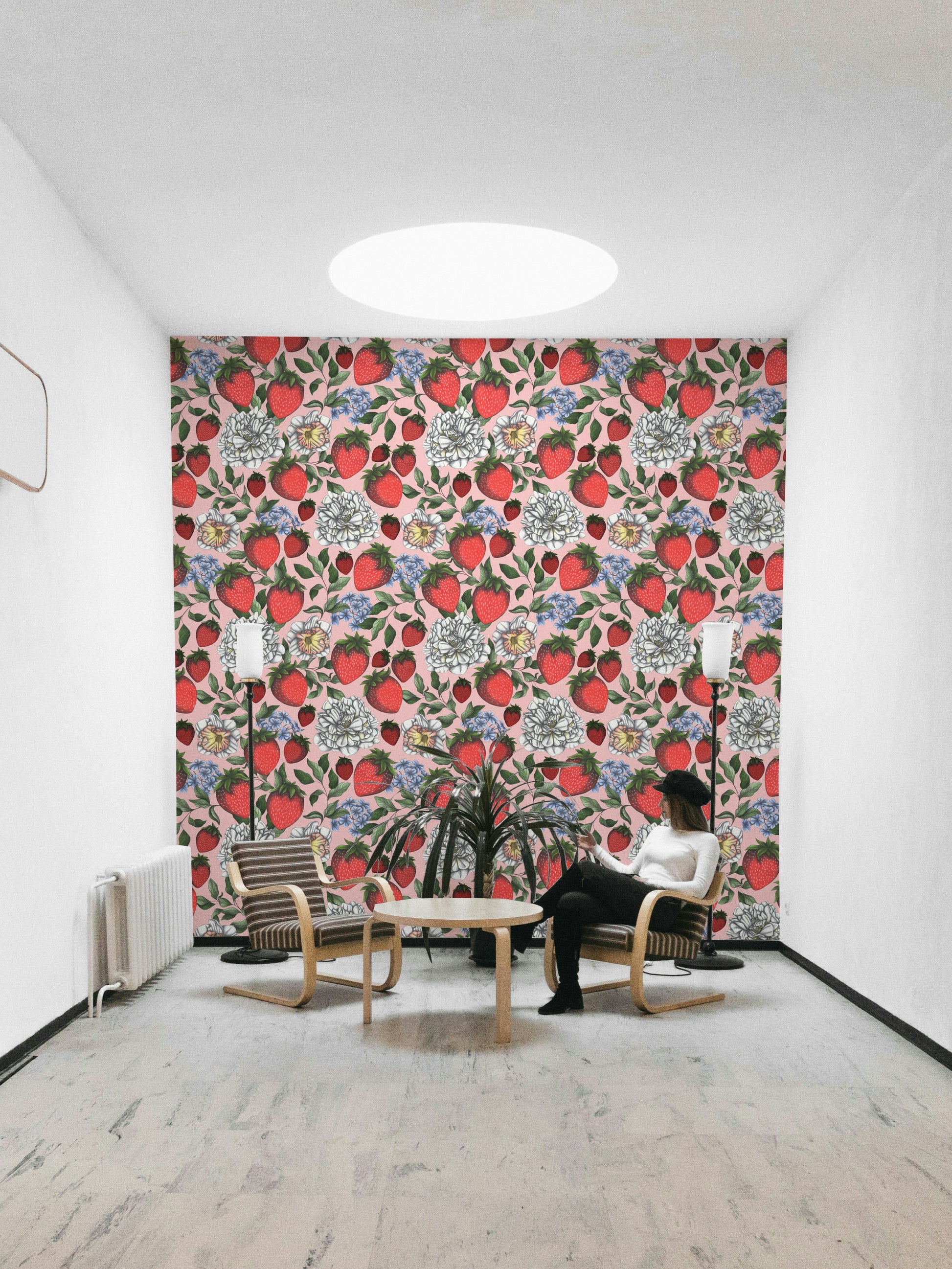 Seamless strawberry pattern
