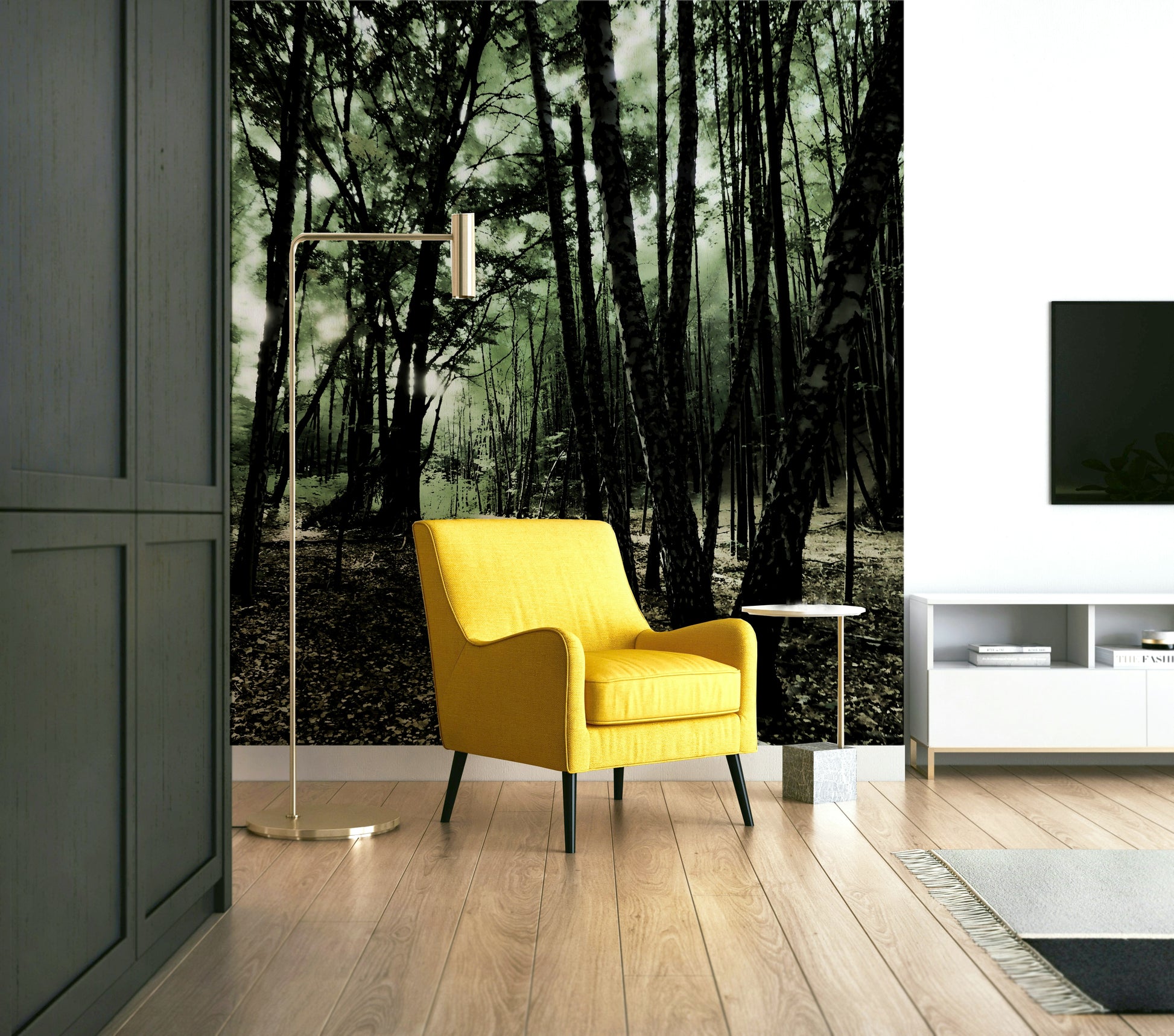 The texture of a large photographic print
