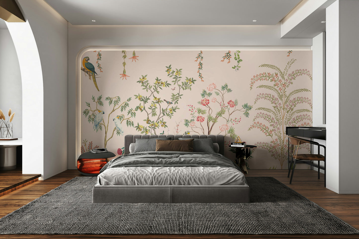 Chinoiserie Garden Wallpaper Mural Wall Mural
