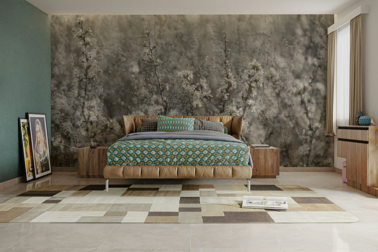 Ethereal Blossoms: Soft Floral Photography Wall Mural