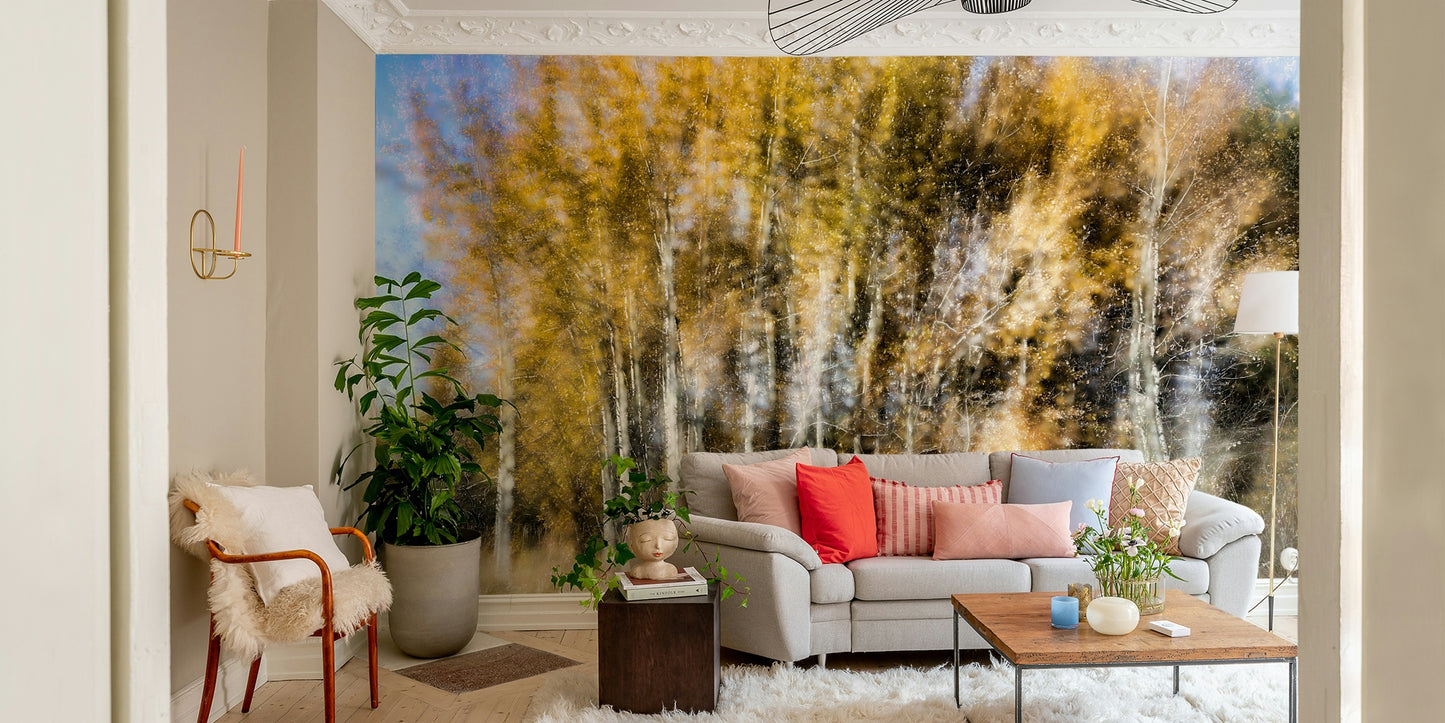 A close-up view of the gentle, blending colors and textures.

