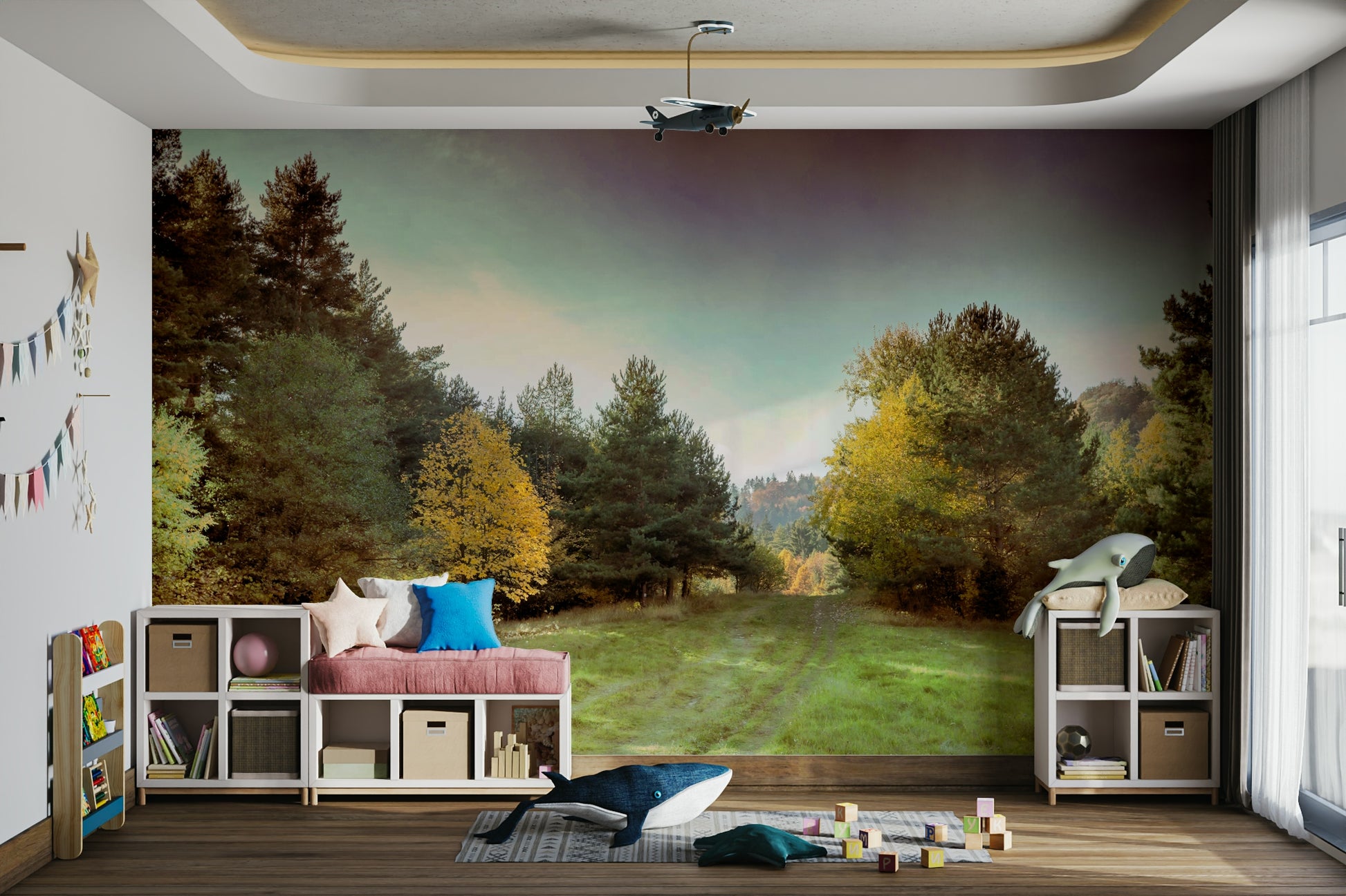 The high-resolution print shows the detailed texture of leaves and bark.

