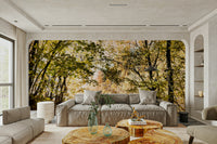 The high-quality print shows fine details of leaves and tree bark.

