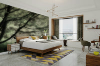 Gentle outdoor scene mural
