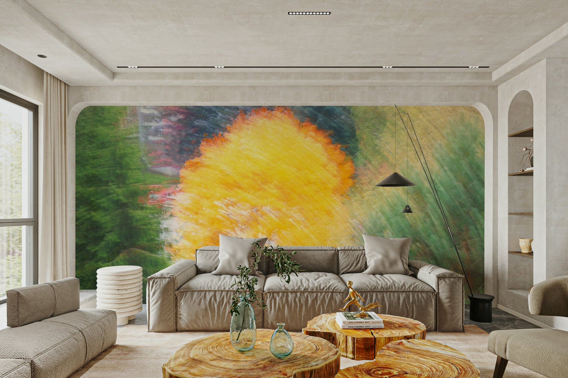 Warm seasonal colors wallpaper
